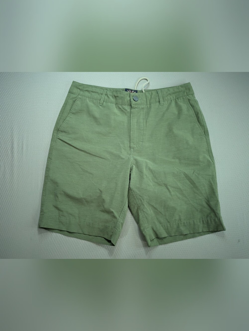 Faherty Mens All Day Shorts Size 31 Green Chino Casual Golf Business Travel